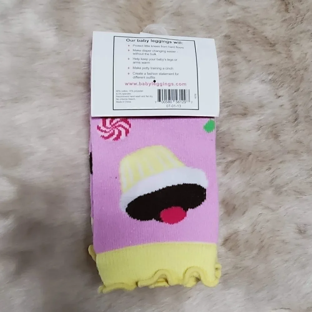 NEW!  GIRLS BABY LEGGINGS - 2 PAIRS